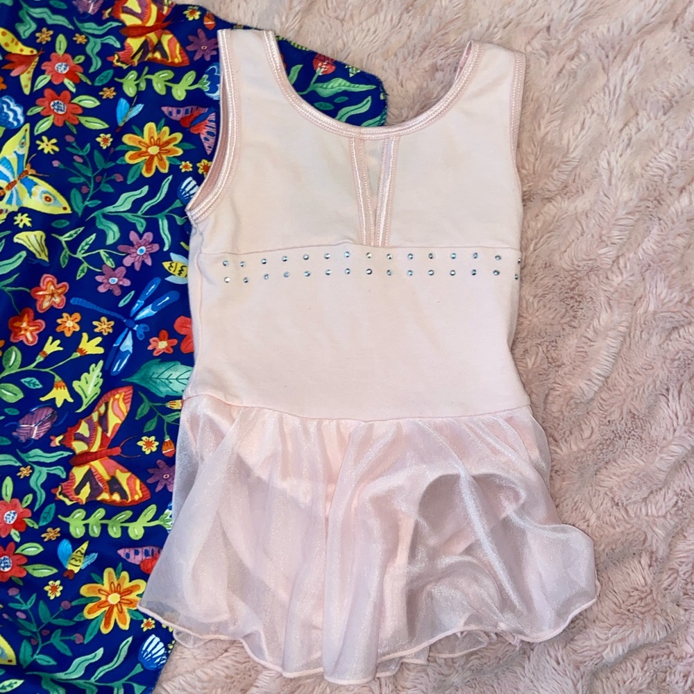 🩰 light pink tutu for girls with beautiful sparkly details 🩰